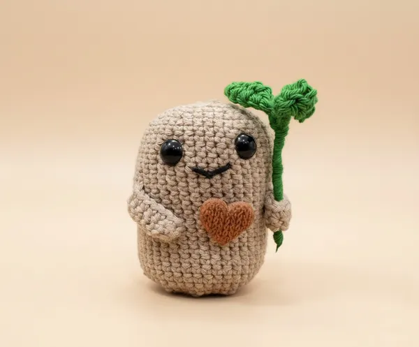 Positive_Potato_With_Leaf_Handmade_Crochet_Toy_|_Cute_Motivational_Gift
