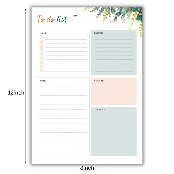 Magnetic_Floral_To_Do_List_Planner_With_Pen_And_Eraser_|_A4_Size_A4_Size_Planner