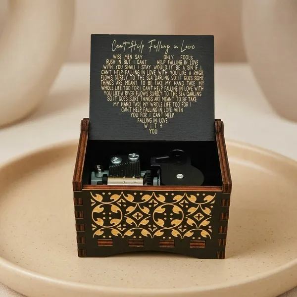 Can'T_Help_Falling_In_Love_Automatic_Wooden_Music_Box_|_Romantic_Gift