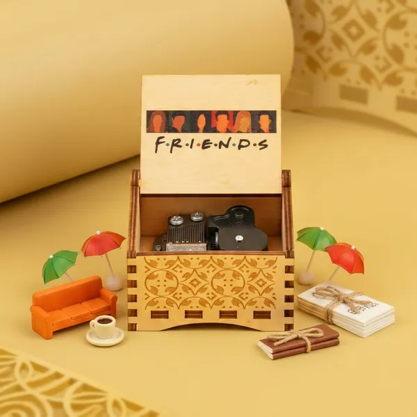 Friends_Automatic_Wooden_Music_Box_|_Sitcom_Collectible_Gift