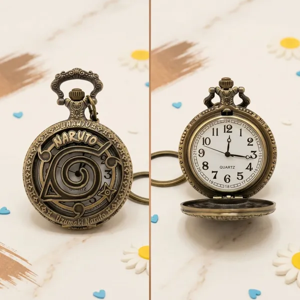 Naruto_Logo_Vintage_Pocket_Watch_With_Keychain_|_Anime_Collectible_Gift