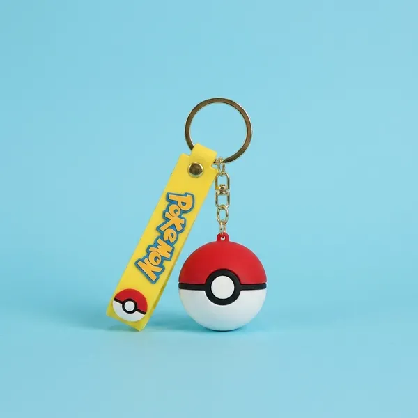 Pokeball_Pokémon_Rubber_Keychain_|_Cute_Bag_&_Key_Accessory_|_Pack_Of_2