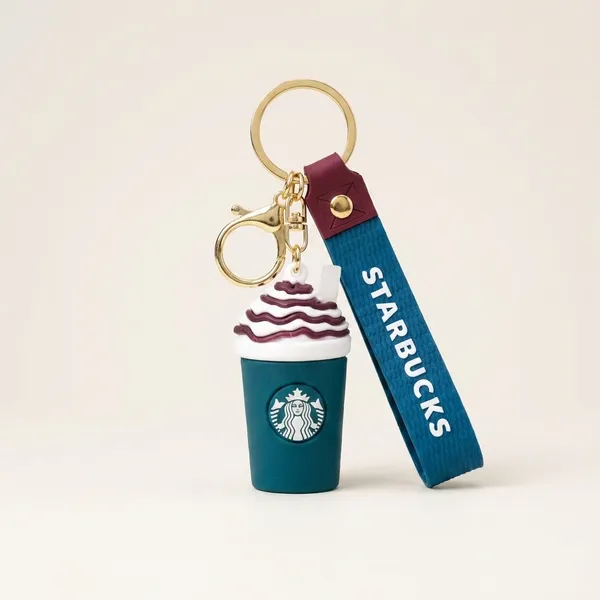 Starbucks_Mug_Cute_Kawaii_Rubber_Keychain_|_Cute_Bag_&_Key_Accessory_|_Pack_Of_2
