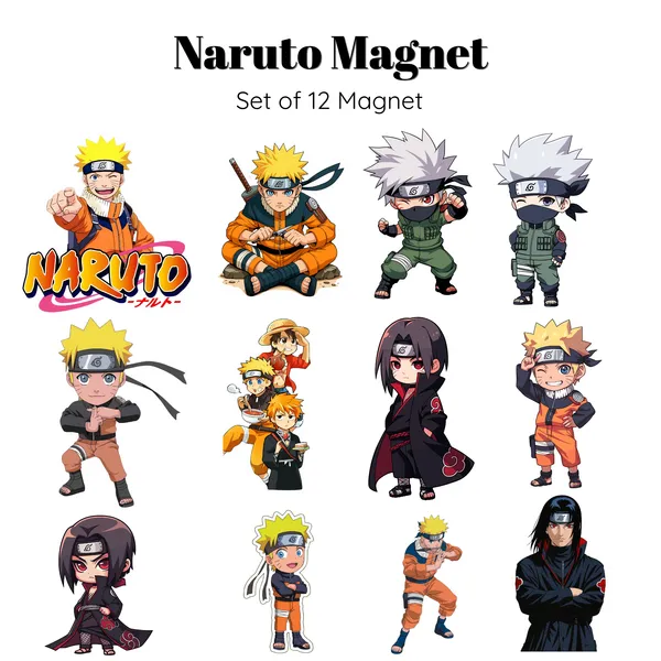 Naruto_Flexible_Magnet_Set_Of_12_|_Anime_Collectible_Gift