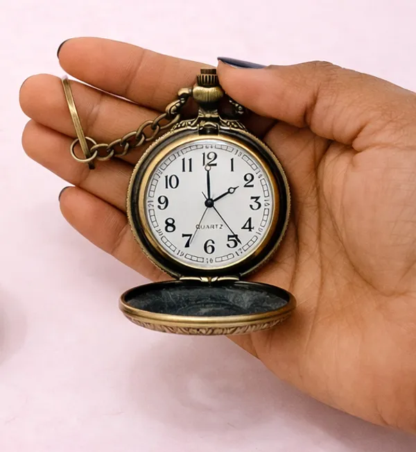 Compass_Vintage_Pocket_Watch_With_Keychain_|_Spiritual_Gift