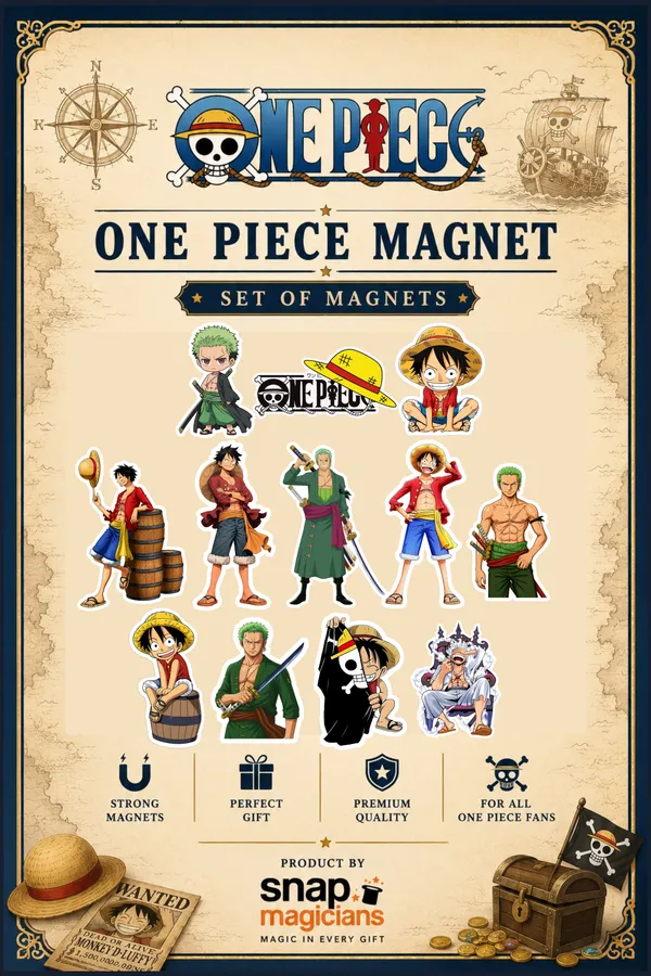 One_Piece_Flexible_Magnet_Set_Of_12_|_Anime_Collectible_Gift
