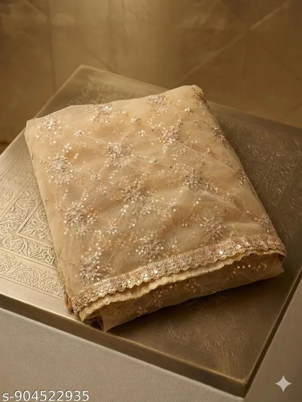 Beige_Polyester_Net_Embroidered_Dupatta_For_Women