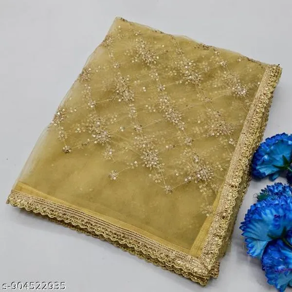 Beige_Polyester_Net_Embroidered_Dupatta_For_Women