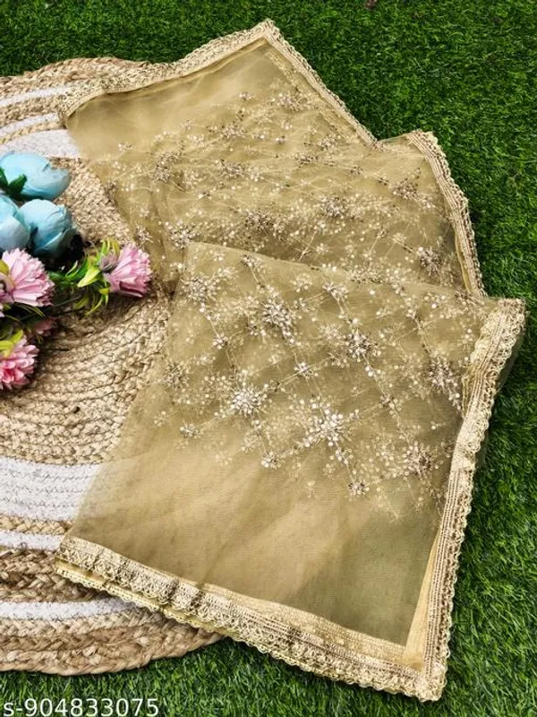 Beige_Polyester_Net_Embroidered_Lace_Border_Dupatta_For_Women