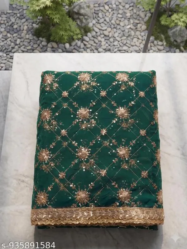 Green_Polyester_Net_Embroidered_Dupatta_For_Women