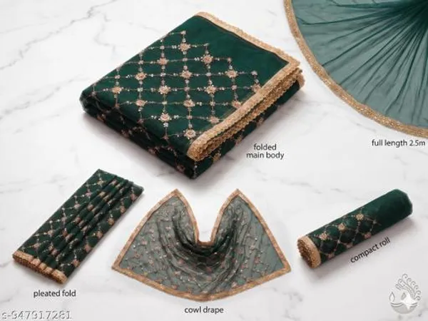 Green_Polyester_Net_Embroidered_Dupatta_For_Women