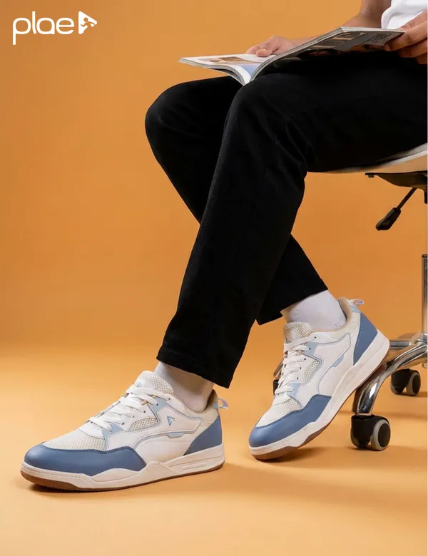White_&_Blue_Synthetic_Leather_Casual_Sneakers_For_Men