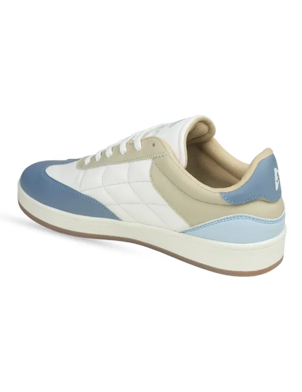 Blue_&_White_Synthetic_Leather_Casual_Sneakers_For_Men