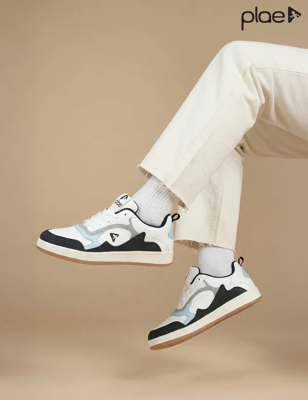Blue_&_White_Synthetic_Leather_Casual_Sneakers_For_Men