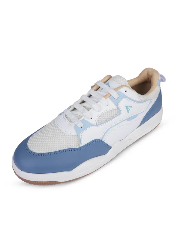 White_&_Blue_Synthetic_Leather_Casual_Sneakers_For_Men