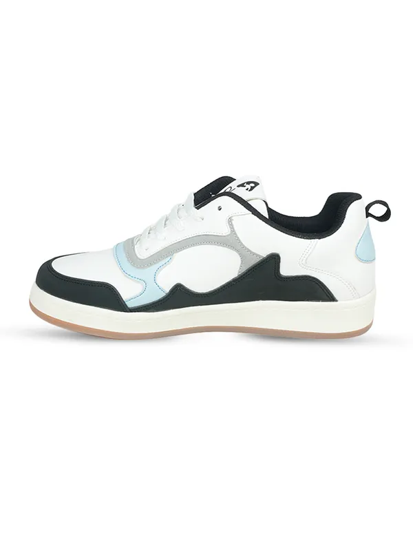 Blue_&_White_Synthetic_Leather_Casual_Sneakers_For_Men