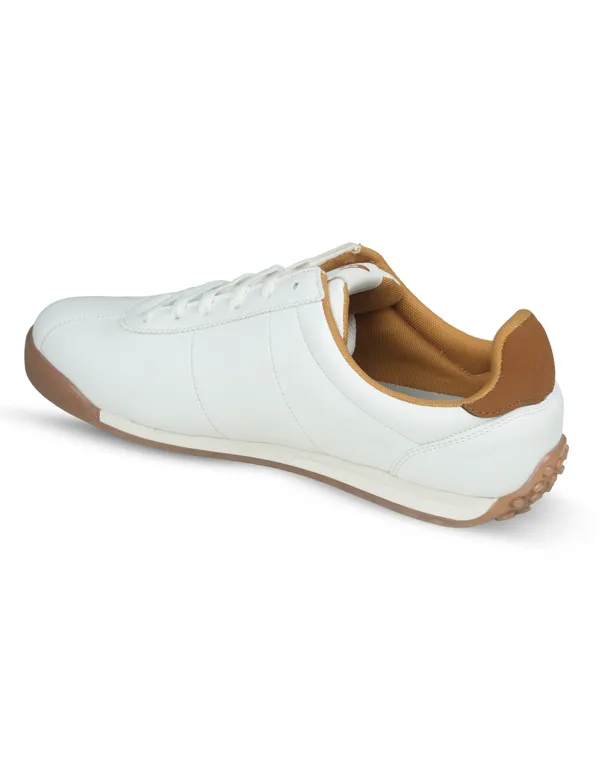 White_Synthetic_Leather_Casual_Sneakers_For_Men