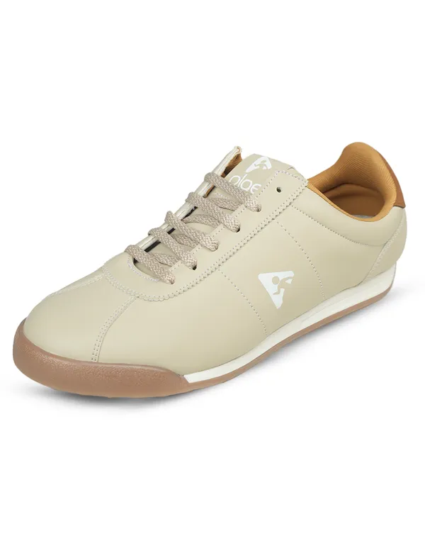 Beige_Synthetic_Leather_Casual_Sneakers_For_Men