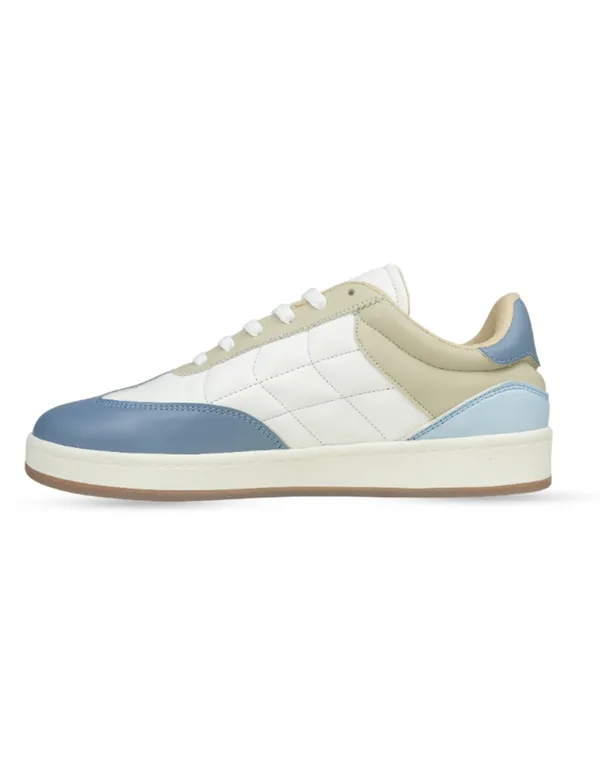 Blue_&_White_Synthetic_Leather_Casual_Sneakers_For_Men
