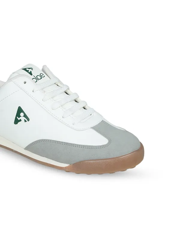 White_Synthetic_Leather_Casual_Sneakers_For_Men