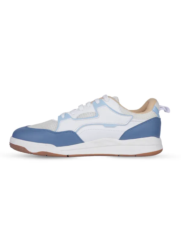 White_&_Blue_Synthetic_Leather_Casual_Sneakers_For_Men