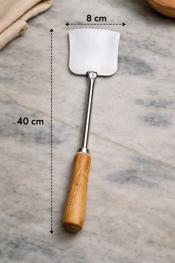 Commercial_use_Stainless_Steel_Long_Wooden__Handle_Soup_Ladle__&_Turner_Combo__Spatula__for_Commercial_use_only_(Pack_Of_2)