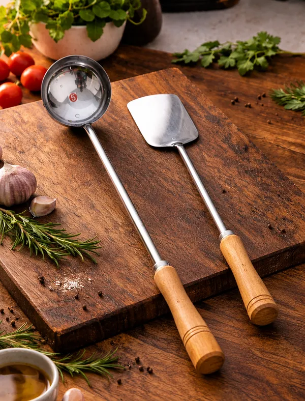Commercial_use_Stainless_Steel_Long_Wooden__Handle_Soup_Ladle__&_Turner_Combo__Spatula__for_Commercial_use_only_(Pack_Of_2)