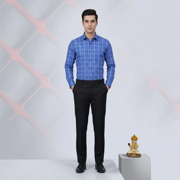 Khodiyaar_Fashion_Polycotton_Checkered_Shirt_And_Trouser_Fabric