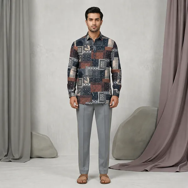 Khodiyar_Fashion_Cotton_Blend_Printed_Shirt_And_Trouser_Fabric