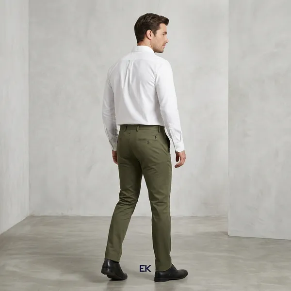 Men's_Premium_Off-White_Shirt_&_Olive_Green_Trouser_Unstitched_Fabric_Set