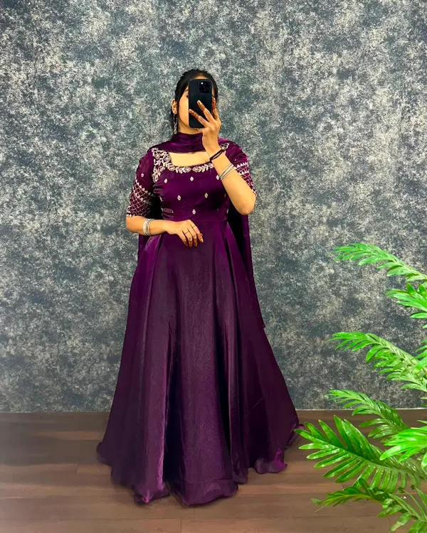 Premium_Embroidery_Sequence_Gown_with_Dupatta