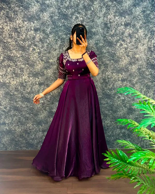 Premium_Embroidery_Sequence_Gown_with_Dupatta