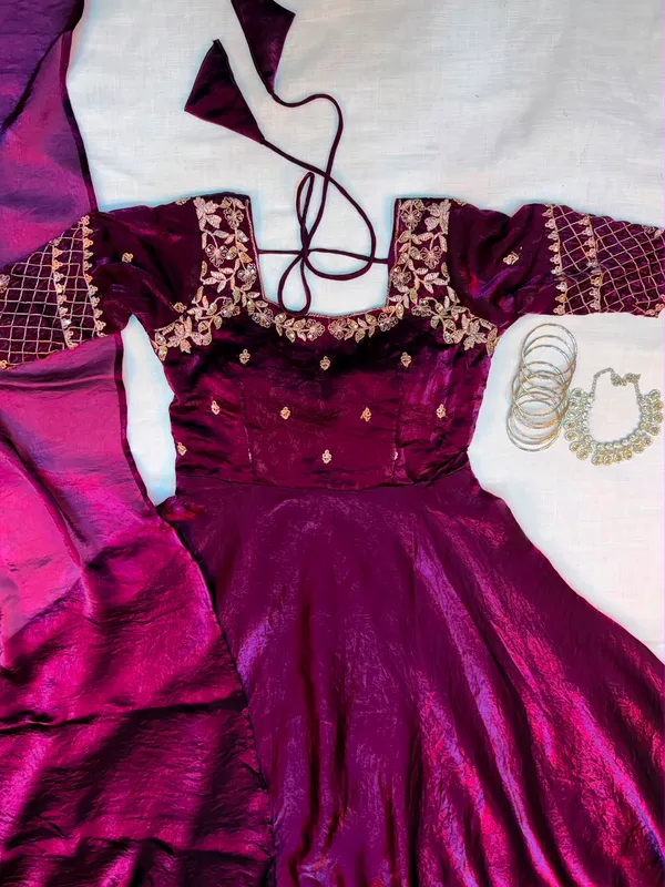 Premium_Embroidery_Sequence_Gown_with_Dupatta