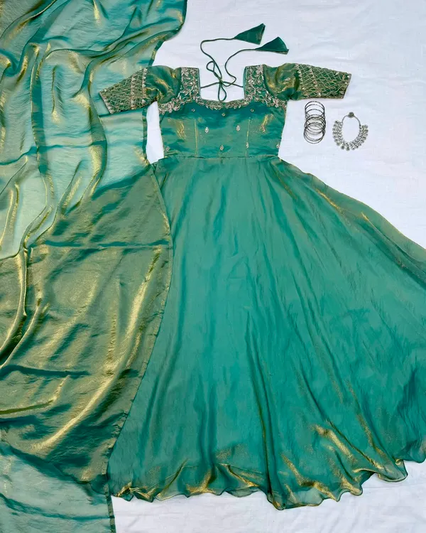Premium_Embroidery_Sequence_Gown_with_Dupatta