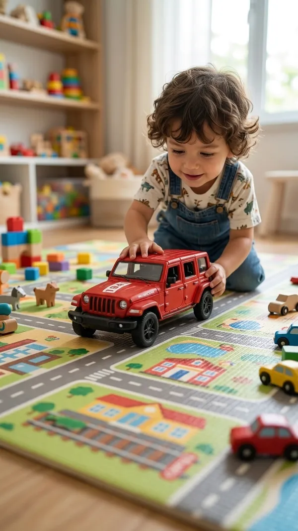 Red_Diecast_Jeep_Wrangler_Rubicon_1:41_Scale_Model_Car