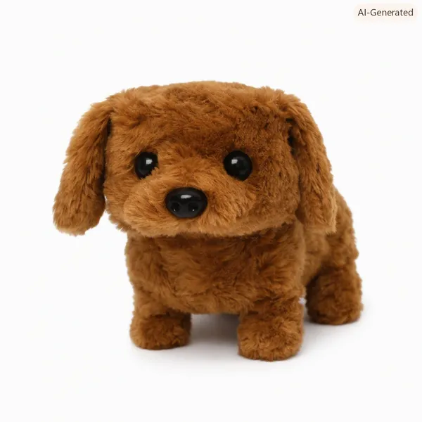Cartoon_Animals_–_Brown_Dog_Plush_Toy