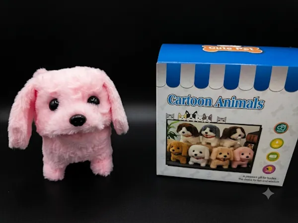 Cartoon_Animals_–_Pink_Dog_Plush_Toy_(Pink)