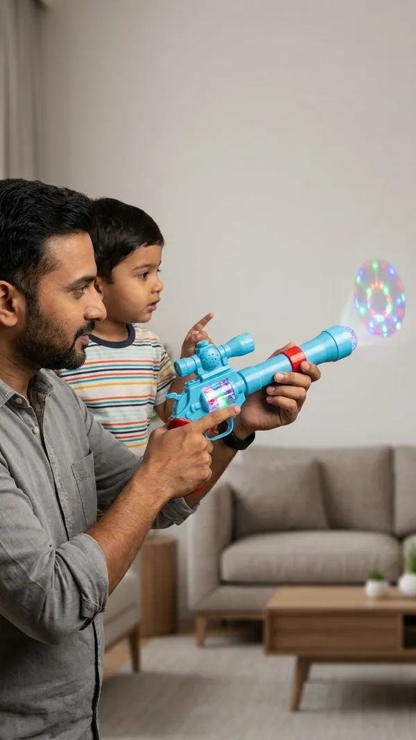 Blue_Rainbow_Light_Projection_Toy_Blaster_For_Kids