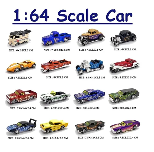 Deeavi_Gifts_1:64_Scale_Die-Cast_Car_Collection_(Set_of_20)