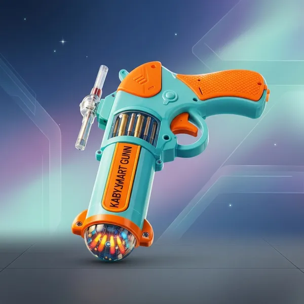 Turquoise_Orange_Futuristic_Light_Sound_Toy_Gun_Blaster