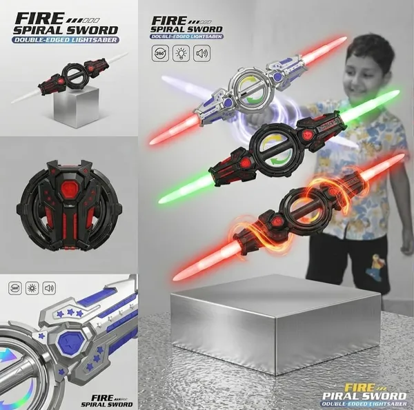 Fire_Spiral_Sword_Double‑Edged_Lightsaber
