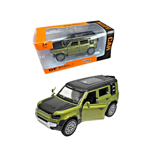 Metal_Alloy_SUV_Model_Car_(1:32_Scale)_-_Green_Defender_