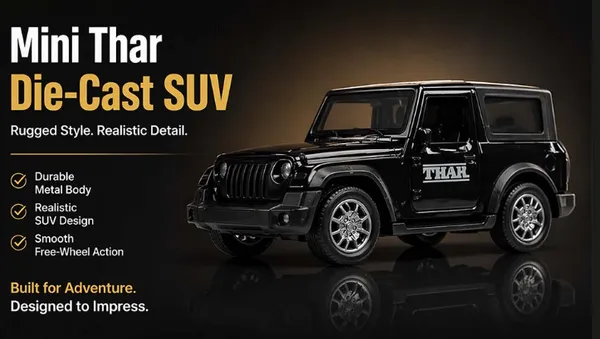 Mini_Thar_Die‑Cast_SUV_Model_(1:32_Scale)_-_Black_