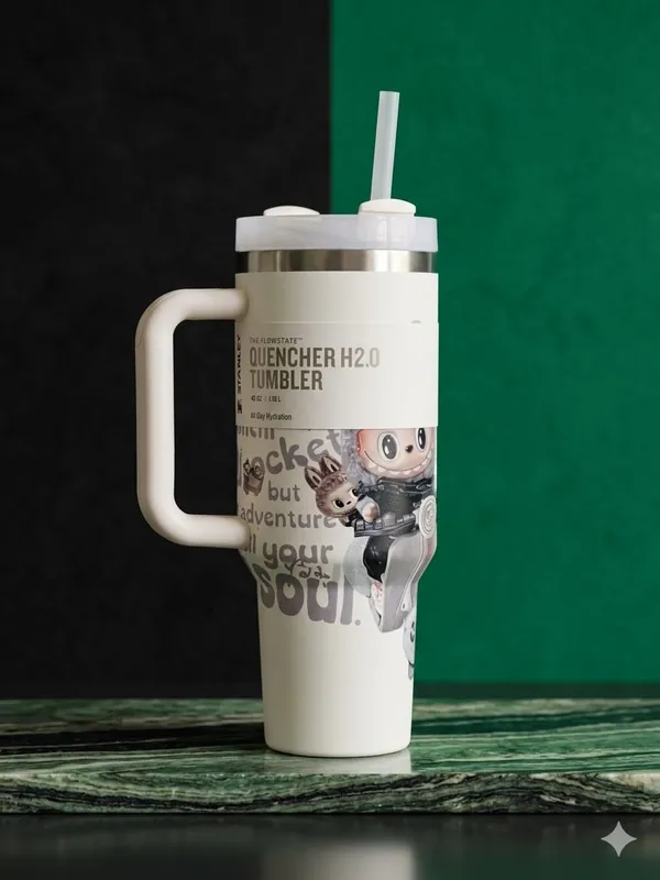 Stanley_×_Labubu_Quencher_H2.0_Tumbler_–_40oz_|_1.18L_(Labubu_White)