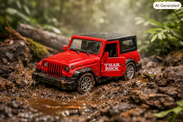 THAR_ROCK_Die‑Cast_Model_(Red)