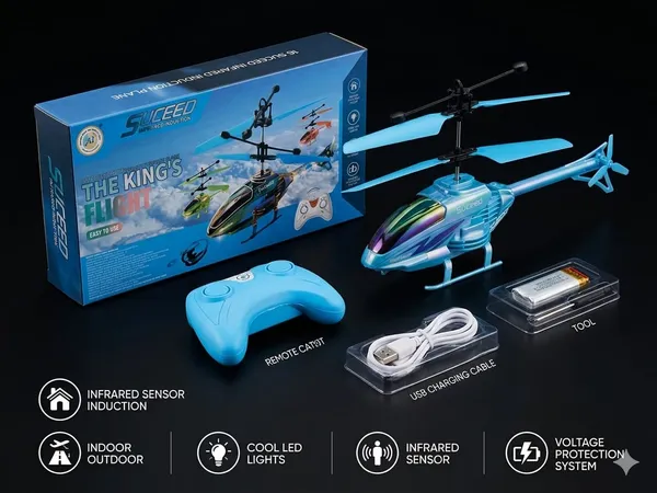 THE_KING’S_FLIGHT_–_Infrared_Induction_Helicopter_(Rechargeable_RC_Drone_Toy)_-_Multi_Color