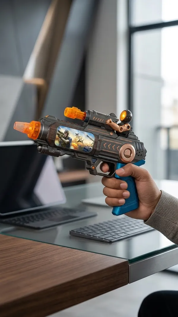 Blue_Copper_Electric_Toy_Gun_With_Light_Sound_Spray_Vibration
