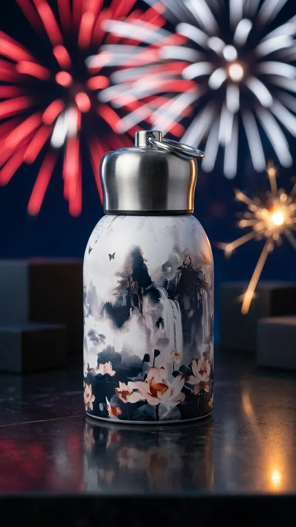 Copper_Stainless_Steel_Artistic_Floral_Print_Water_Bottle