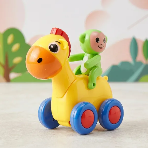Yellow_Plastic_Ride-On_Animal_Toy_With_Koala_Figure