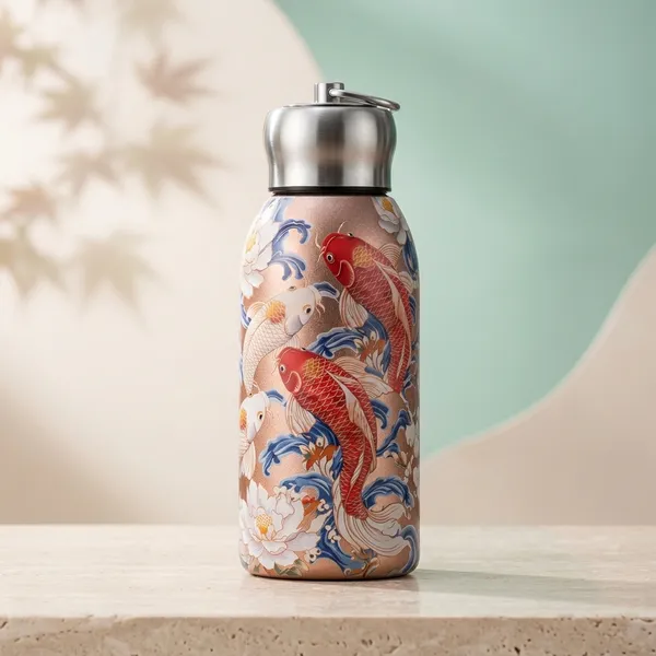 Ceramic_Coated_Butterfly_Floral_Embossed_Vacuum_Flask